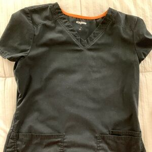 Scrubstar black scrub top